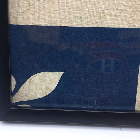 Antique Catholic Processional Flag Sacred Heart Carillon in Frame - Picture 10 of 11